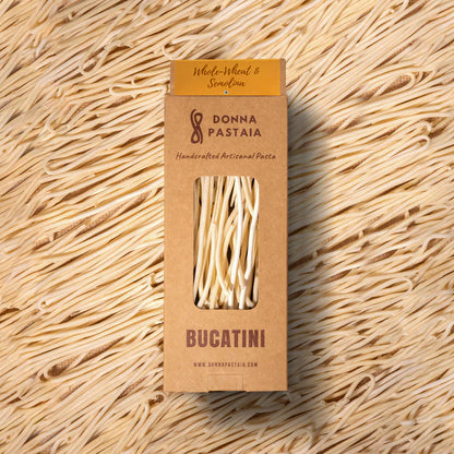 Pasta | Bucatini Pasta - Whole Wheat and Semolina – Donna Pastaia – 250gm