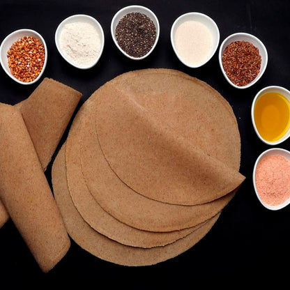 Tortilla | Buckwheat Roti – Vegan, Gluten Free, No Maida, Diabetic Friendly &amp;amp; No Additives – Get Sorted - Pack Of 5