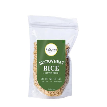 Rice | Buckwheat Rice -Gluten Free-Oil, Fat Free, Jain ,No Onion &amp; Garlic -No Artificial Additives, No Preservatives – Kuizeens – 200gm