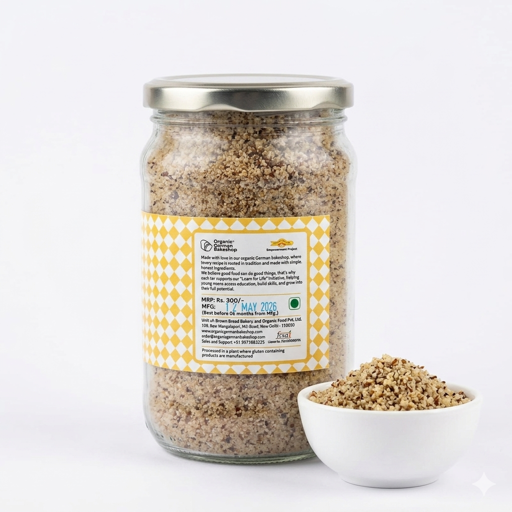 Buckwheat Bread Crumbs -Gluten Free, Vegan  – German Bakery – 400gm
