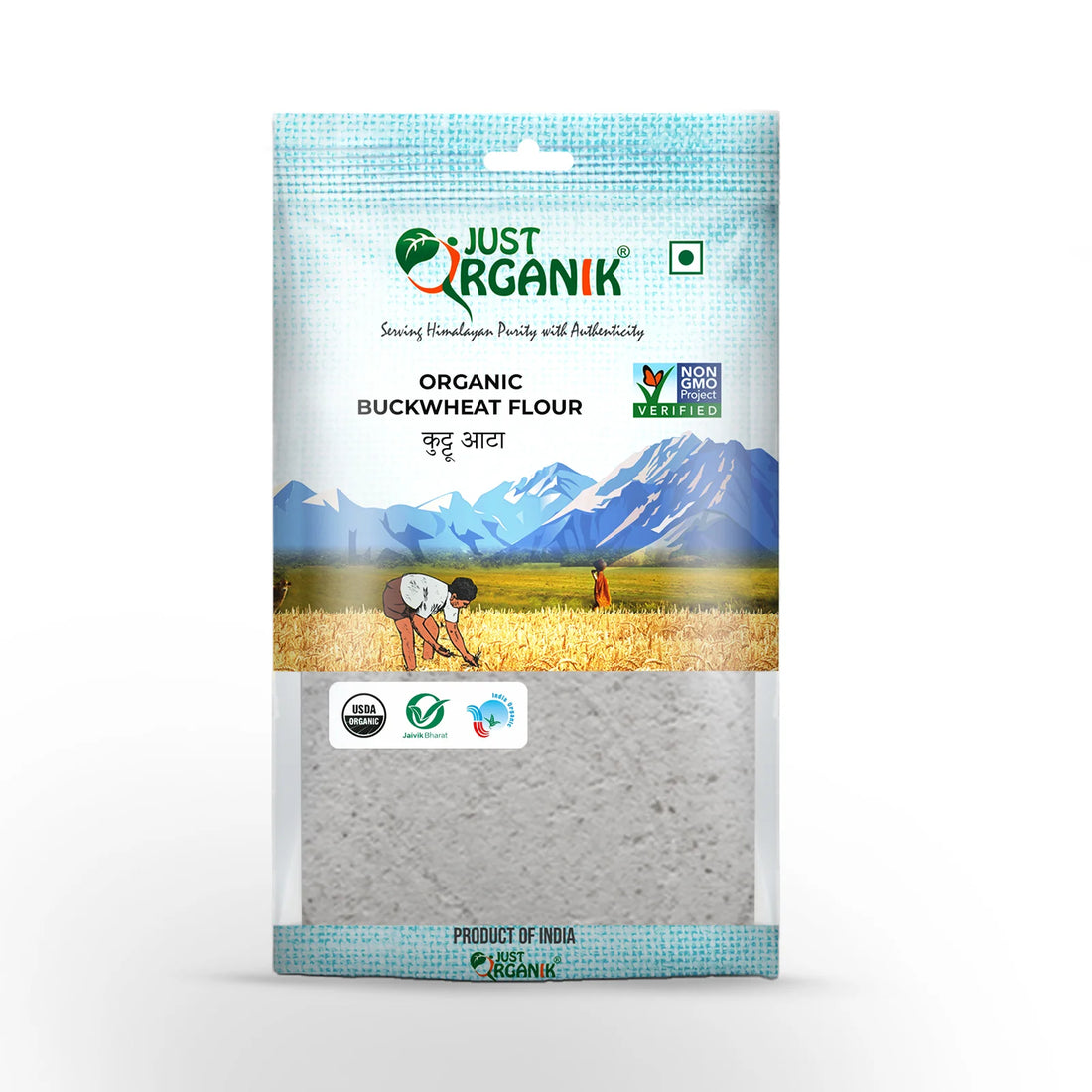 Buckwheat Flour - Gluten Free - Just Organik - 500gm