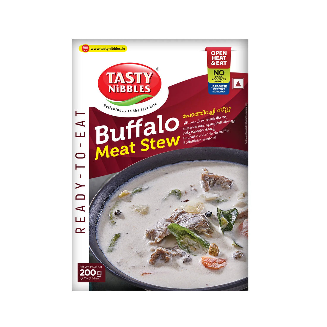 Buffalo Stew | Buffalo Meat Stew - Ready To Eat - No Added Food Additives – Tasty Nibbles – 200gm Pouch
