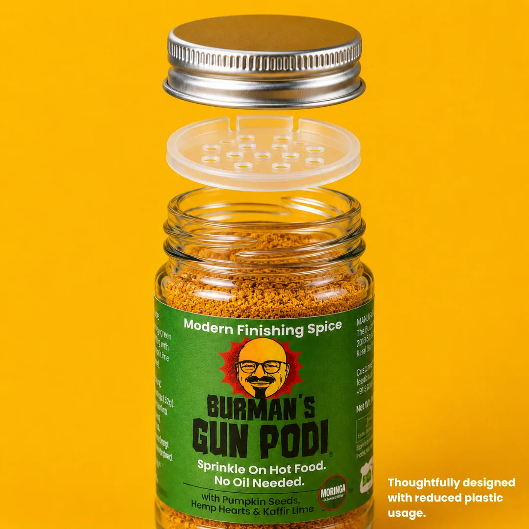 Seasoning | Moringa (Hemp Hearts &amp; Kaffir Lime) - Gluten Free , Vegan-Natural Ingredients, No Onion -Gun Podi- 50gm