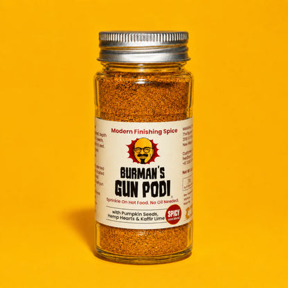 Seasoning | Spicy with Pumpkin Seeds (Hemp Hearts &amp; Kaffir Lime) - Gluten Free , Vegan-Natural Ingredients, No Onion -Gun Podi- 50gm