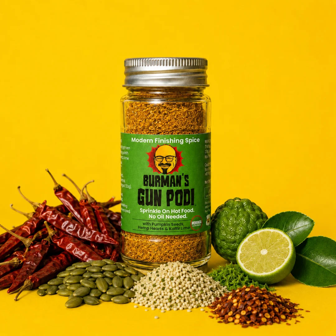 Seasoning | Moringa (Hemp Hearts &amp; Kaffir Lime) - Gluten Free , Vegan-Natural Ingredients, No Onion -Gun Podi- 50gm