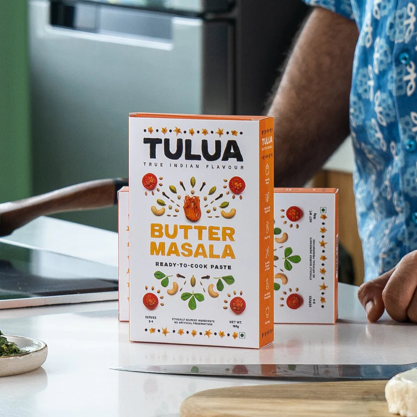 Butter Masala | Ready To Cook Paste - Ethically Sourced Ingredients - No Artificial Ingredients - Tulua - 160gm