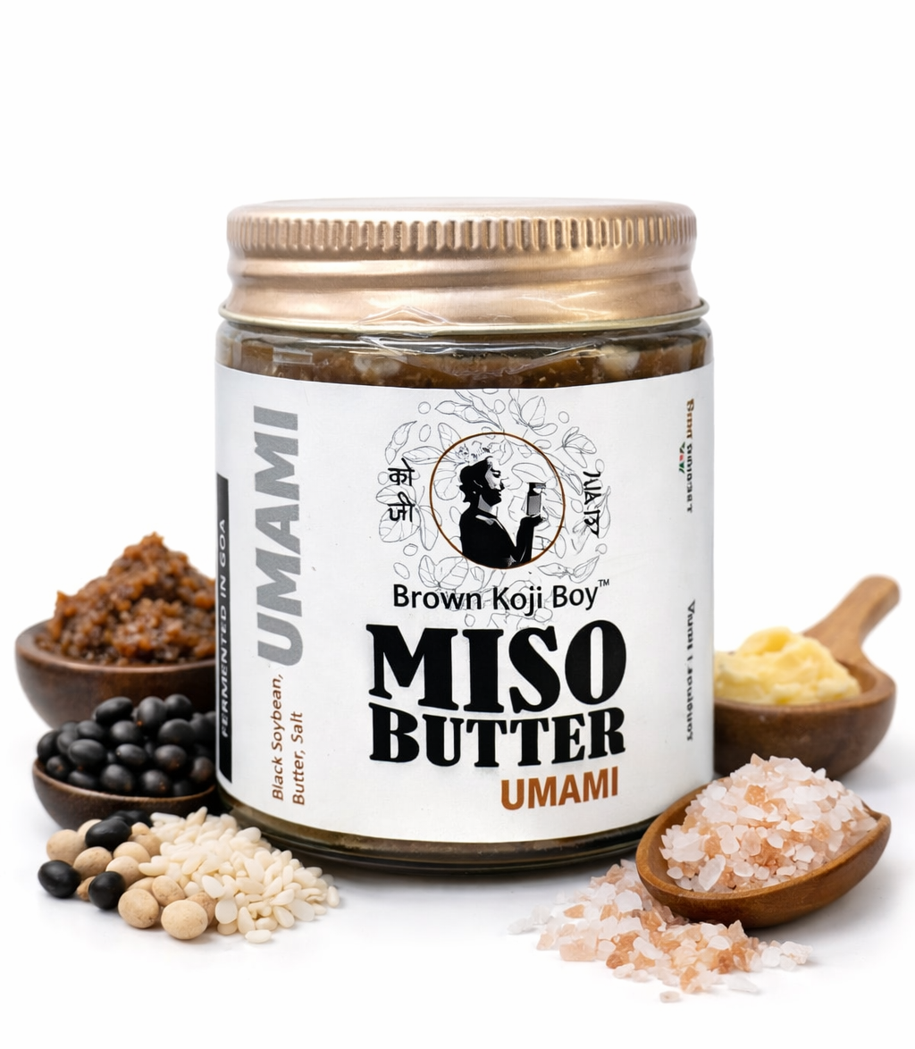 Miso | Butter Umami Miso –Fermented- No Preservatives – Brown Koji Boy – 200gm