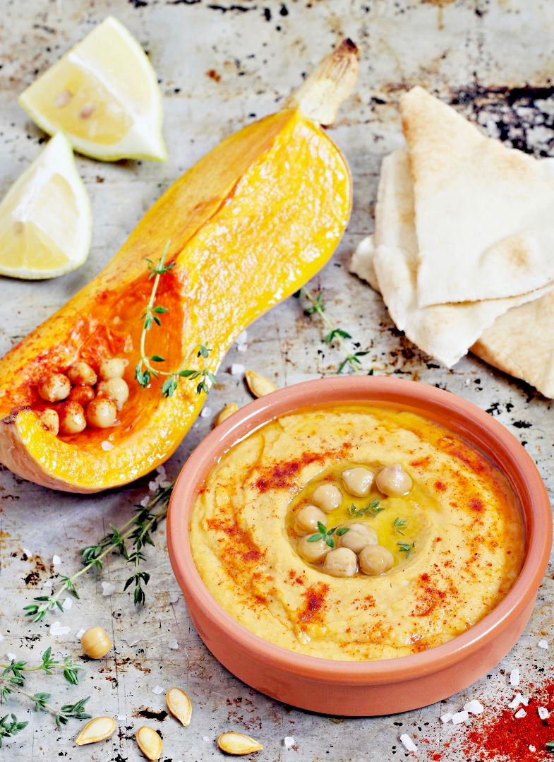 Butternut Squash Hummus - Fresh - Vegan &amp;amp; Gluten Free - Made Fresh with Organic Ingredients - 160gm