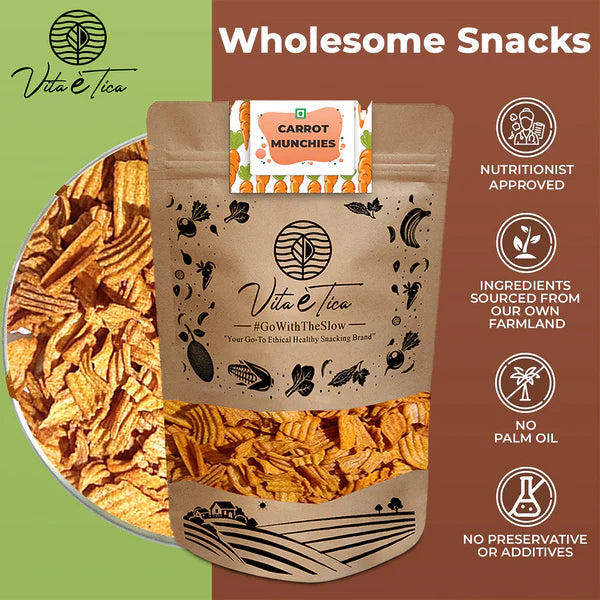 Chips | Carrot Munchies (Carrot Chips) - Baked - Chef&