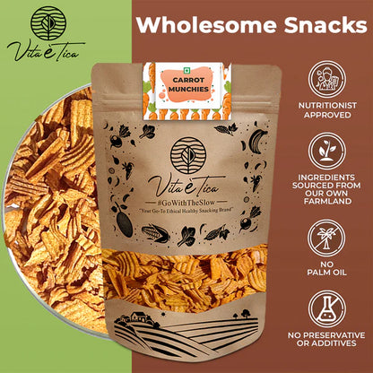 Chips | Carrot Munchies (Carrot Chips) - Baked - Chef&