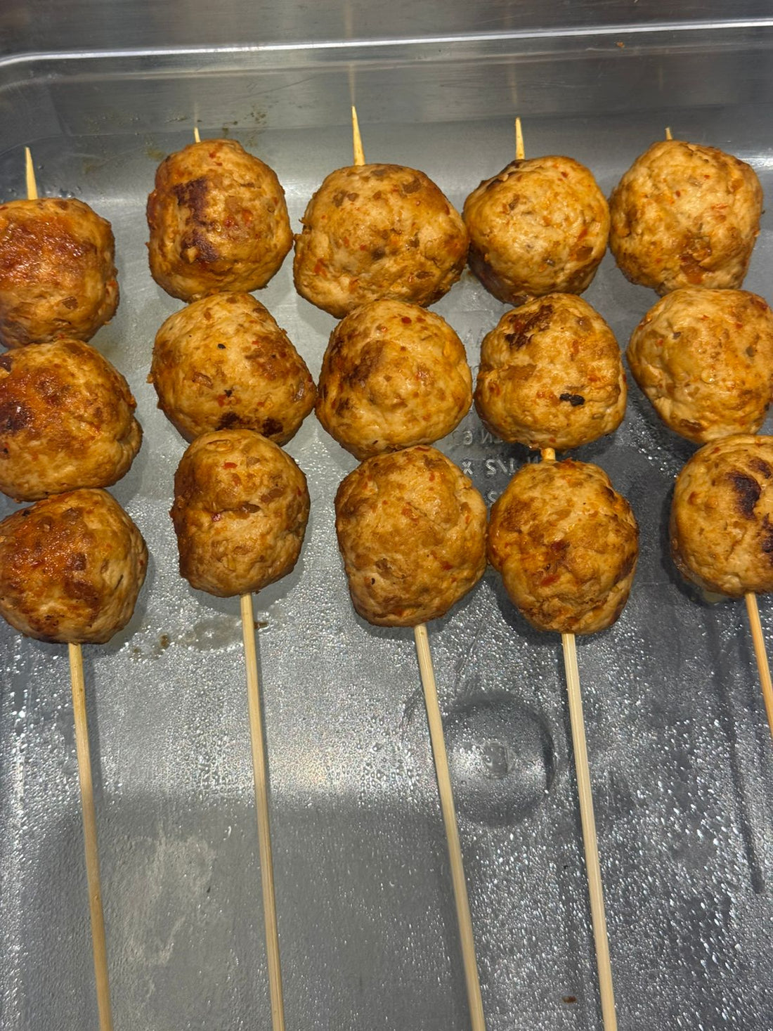 Chilli Garlic Fish Prawn Satay - Fresh - Made With Organic Ingredients - Ready To Eat - Non GMO, Antibiotics &amp; Hormone Free - Nature&