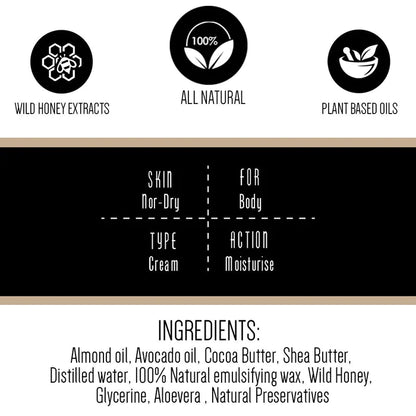 Cocoa Body Butter &amp;amp; Wild Honey - Gulnare - 250gm