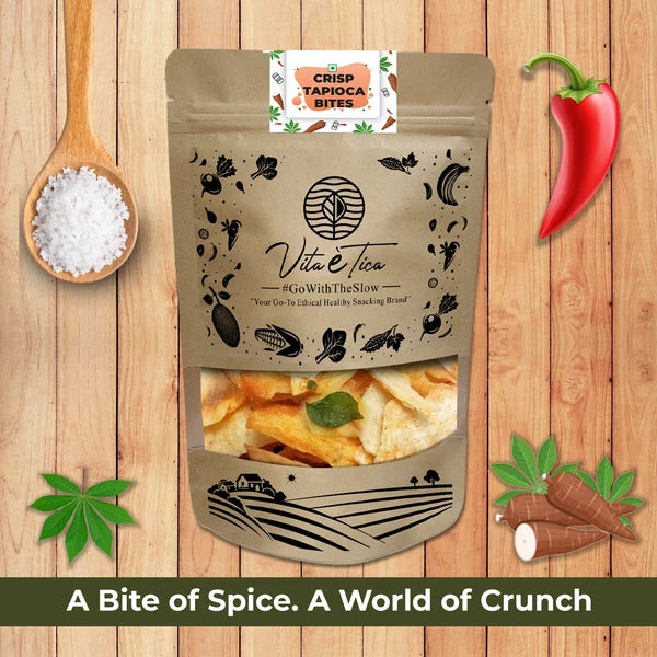 Chips | Crispy Tapioca Bites (Tapioca Chips) - Baked - Chef&