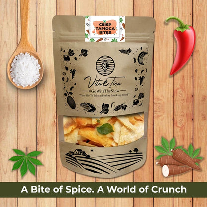 Chips | Crispy Tapioca Bites (Tapioca Chips) - Baked - Chef&