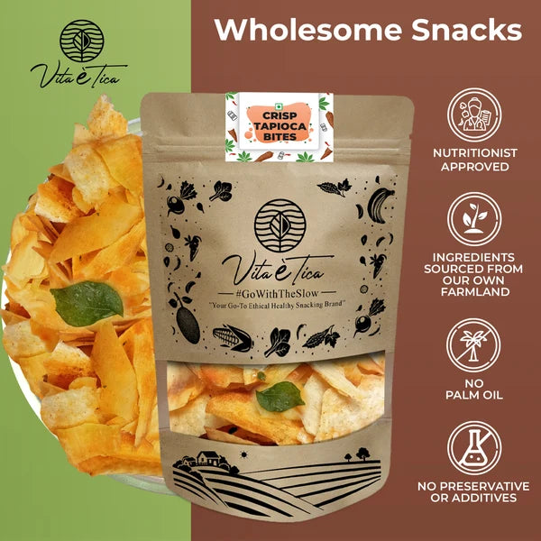 Chips | Crispy Tapioca Bites (Tapioca Chips) - Baked - Chef&