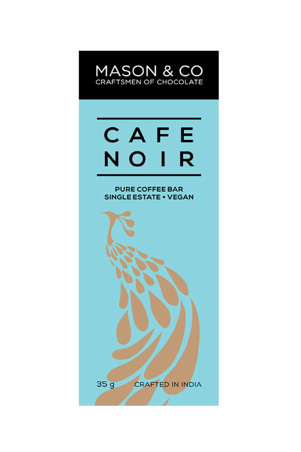 Cafe Noir -Pure Coffee Bar – Vegan &amp; Gluten Free - Mason &amp; Co – 35gm