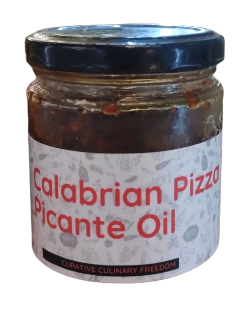 Calabrian Pizza Picante Oil - Vegan, No Added Flavors, Colors, Thickener &amp; No Emulsifiers And Stabilisers – CHEF ZEHN – 200gm