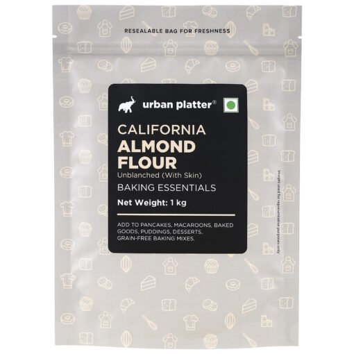Almond Flour  | California - Unblanched (With Skin) - Baking Essentials - Gluten Free - Urban Platter - 1000gm