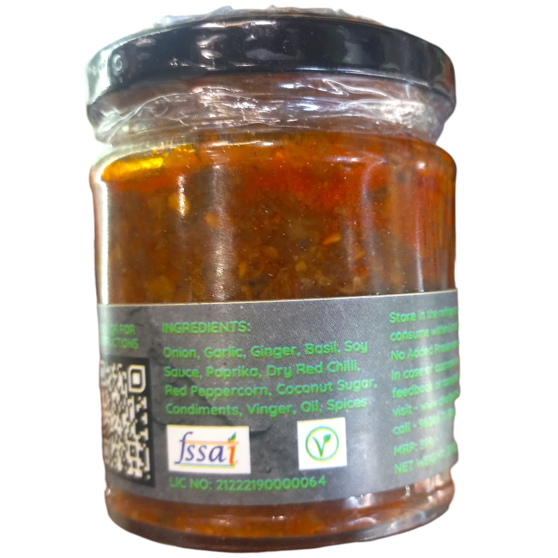 Sauce | Cantan Basil Kung Pao Sauce - Cold Pressed Oil - Vegan, No Added Flavors, Colors, Thickener & No Emulsifiers And Stabilisers – CHEF ZEHN – 200gm