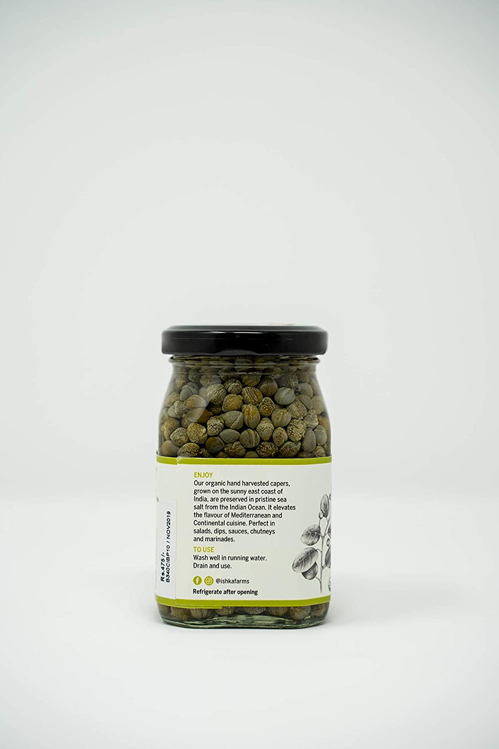 Capers in Brine Non-Pareil – Ishka Farms – 200gm