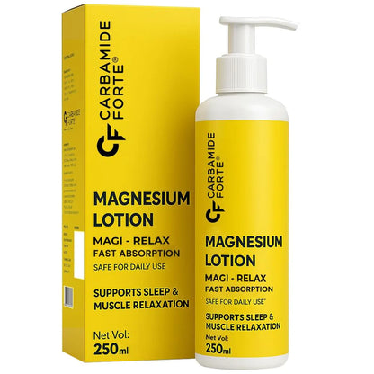 Magnesium Lotion | Magnesium Lotion For Feet, Sleep Support, Muscle Recovery &amp; Pain Relief - Carbamide Forte - 250ml