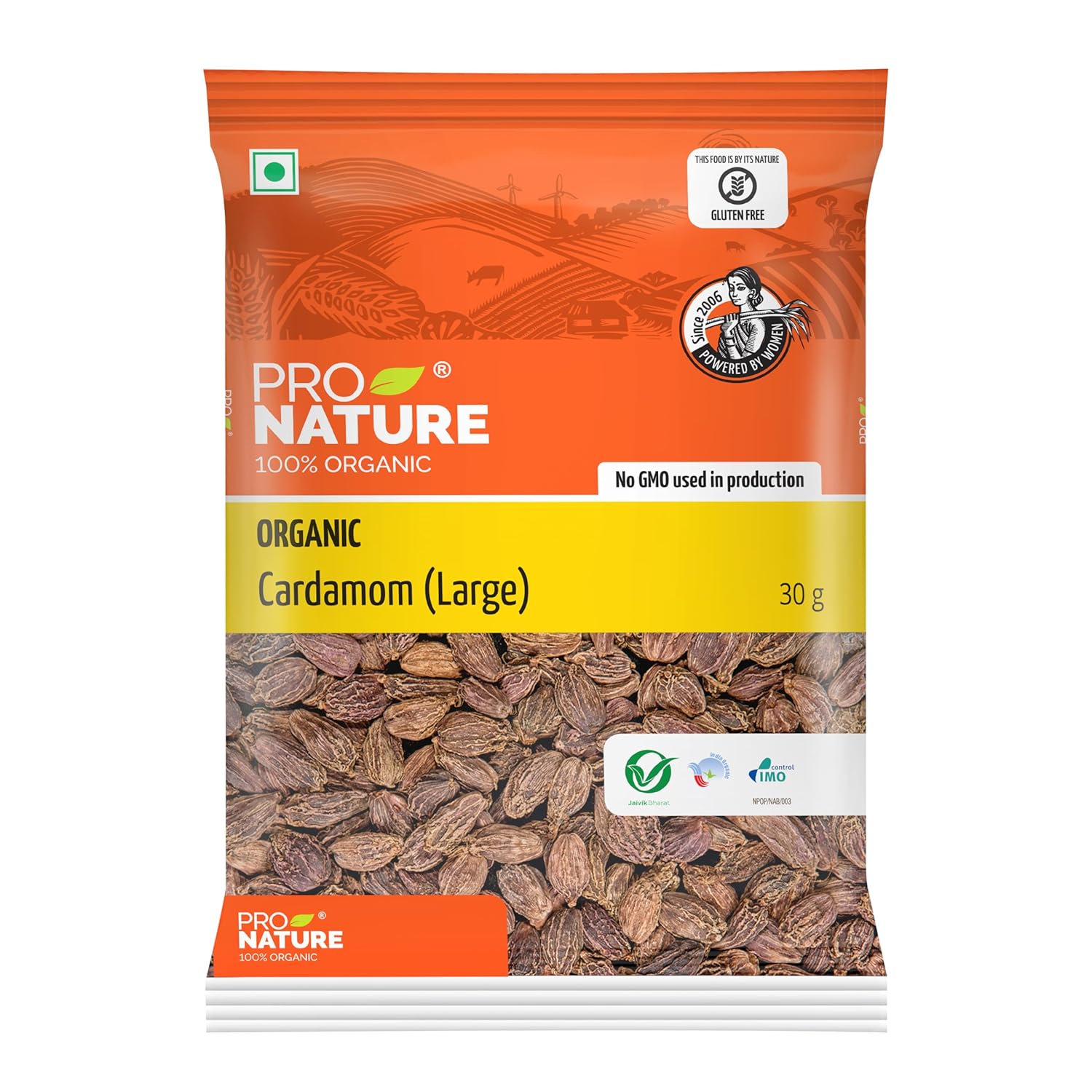 Cardamom | Large - organic - Pro Nature - 30gm