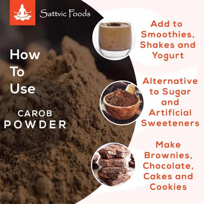 Carob Powder - Sattvic Foods - 100gm