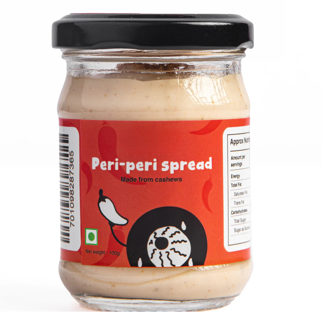 Vegan Cheese | Peri-Peri Soft Cheese Spread - Dairy Free & Lactose Free – One Good Veganarke - 100gm