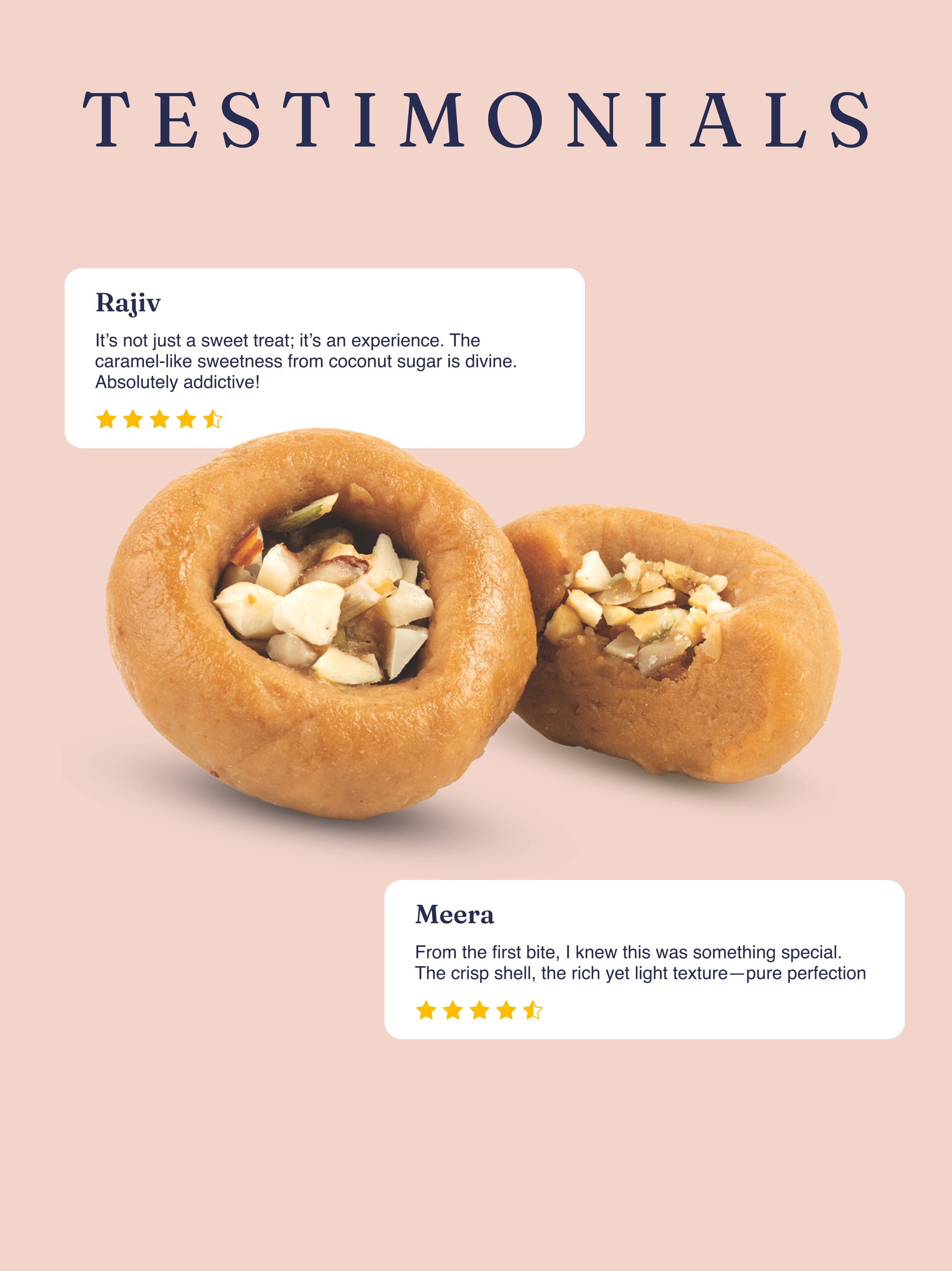 Cashew Bliss Basket - No Refined Sugar, No Maida &amp; No Preservatives - The Coconut Sugar Company - 9Pcs