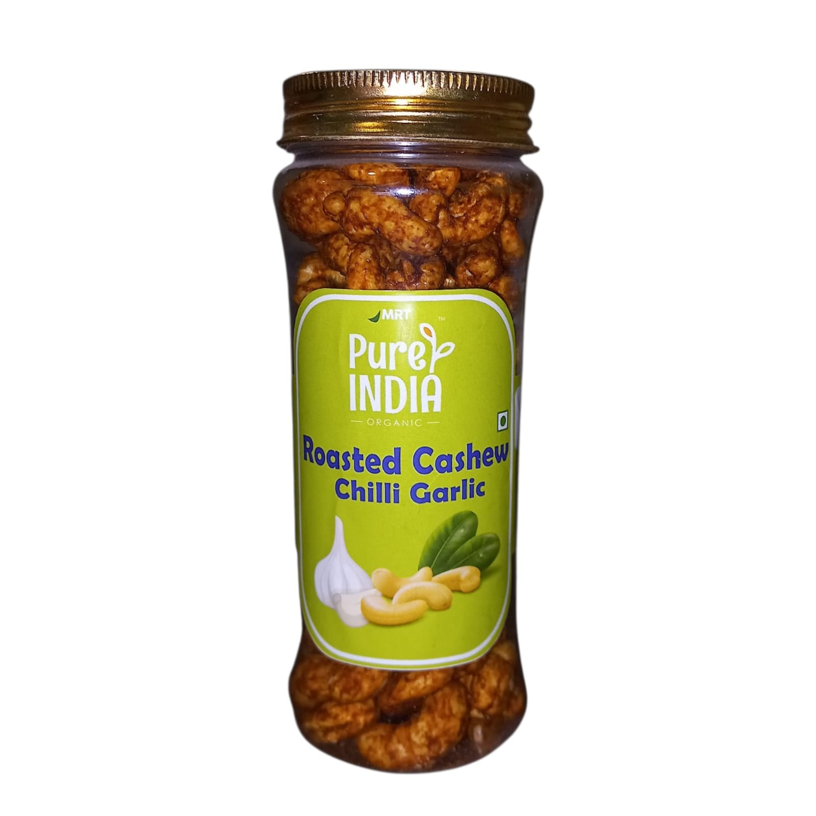 Cashew | Cashew Chilli Garlic (Roasted) – USDA Organic – Mrt Organics – 150gm