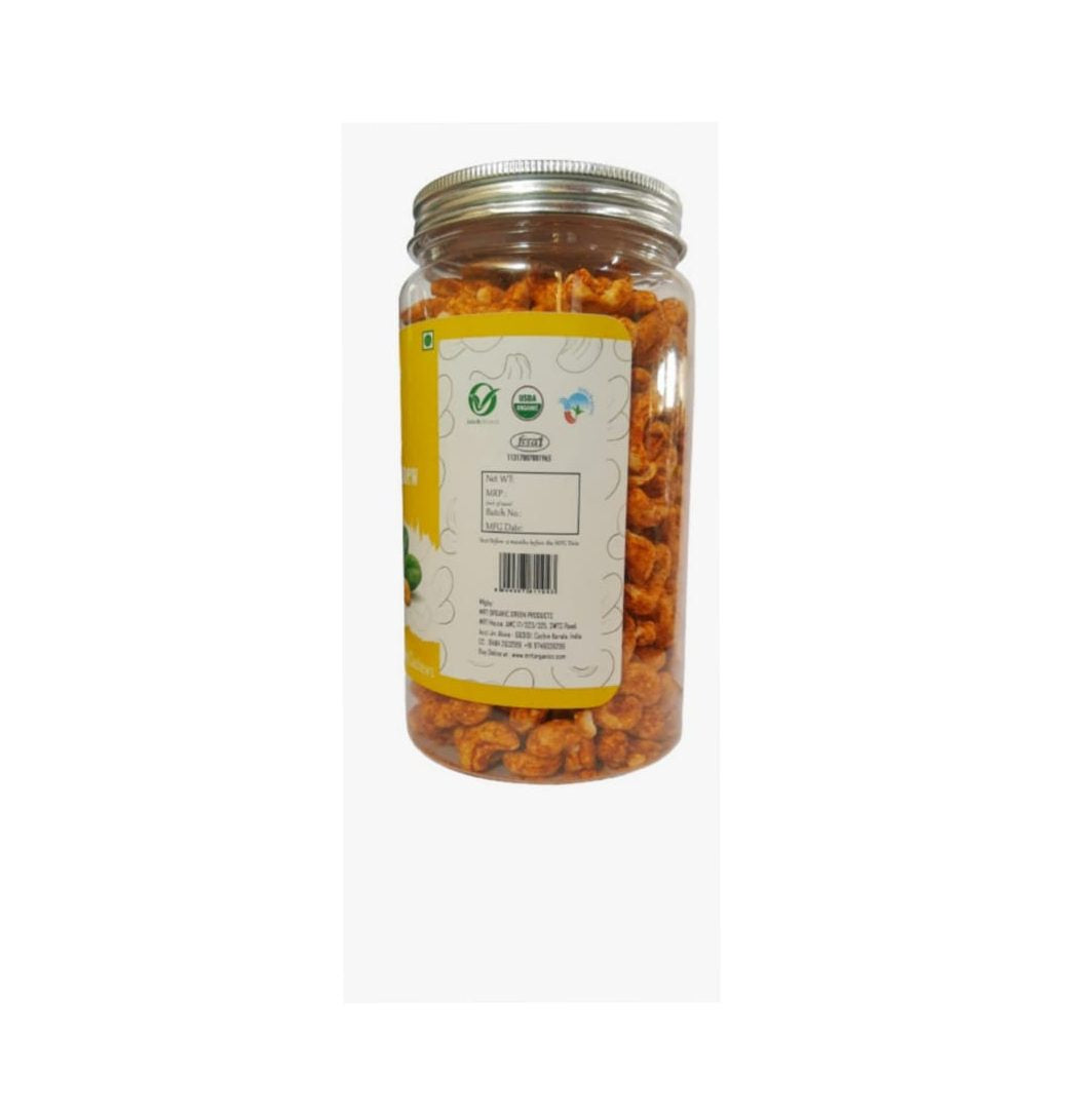 Cashew | Garlic (Roasted) - USDA Organic - Mrt Organics - 500gm