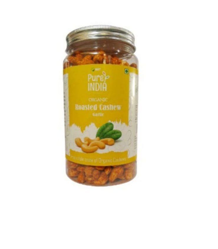 Cashew | Garlic (Roasted) - USDA Organic - Mrt Organics - 500gm