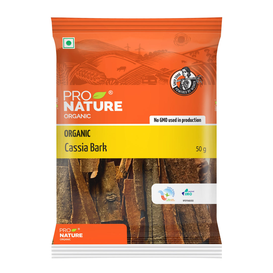 Cassia | Cassia Bark - Organic - Pro Nature - 50gm