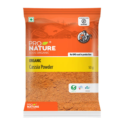 Cassia Powder | 100% Organic - Pro Nature - 30gm