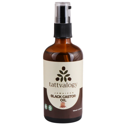 Black Castor Oil | Jamaican - USDA Organic - Vegan, Cruelty Free, Cold Pressed, Paraben Free &amp;amp; Preservatives Free – Tattvalogy – 100ml