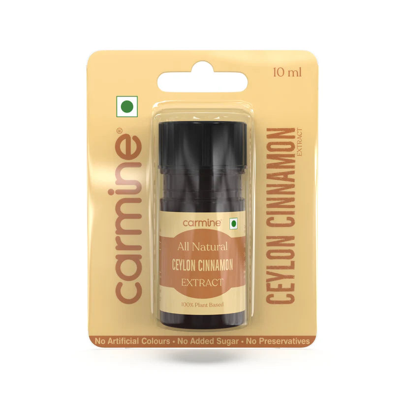 Ceylon Cinnamon Extract | All Natural – Vegan, Gluten Free, Alcohol Free, No added Sugar &amp;amp; No Artificial Ingredients – Carmine County – 10ml