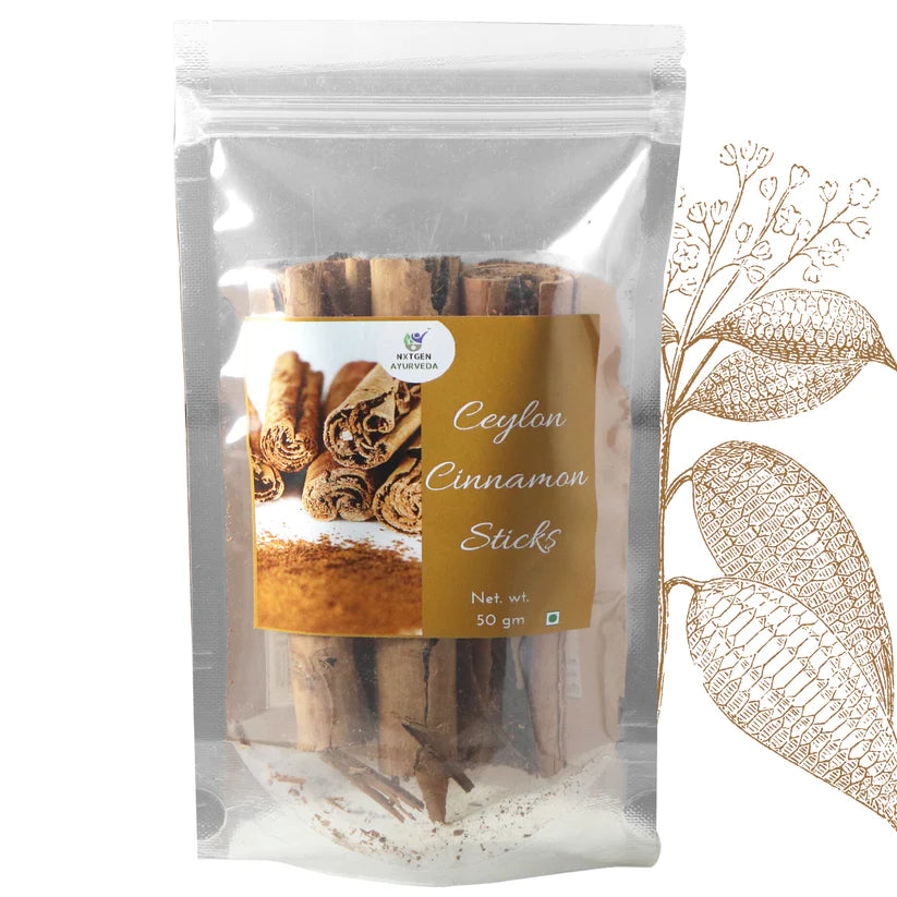 Ceylon Cinnamon Sticks - Nxtgen Ayurveda - 50gm