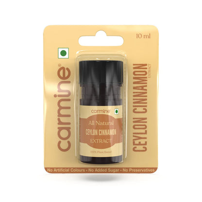 Ceylon Cinnamon Extract | All Natural – Vegan, Gluten Free, Alcohol Free, No added Sugar &amp; No Artificial Ingredients – Carmine County – 50ml