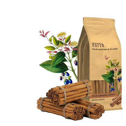 Ceylon Cinnamon Powder | Naturally Organic - Sri Lankan Cinnamon - Tarth - 100gm