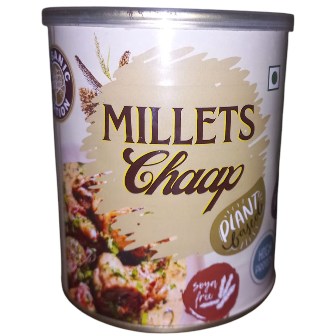 Chaap | Millets Chaap - Plant Based - High In Protein, Fibre &amp;amp; Sugar Free - Organic Nation - 800gm