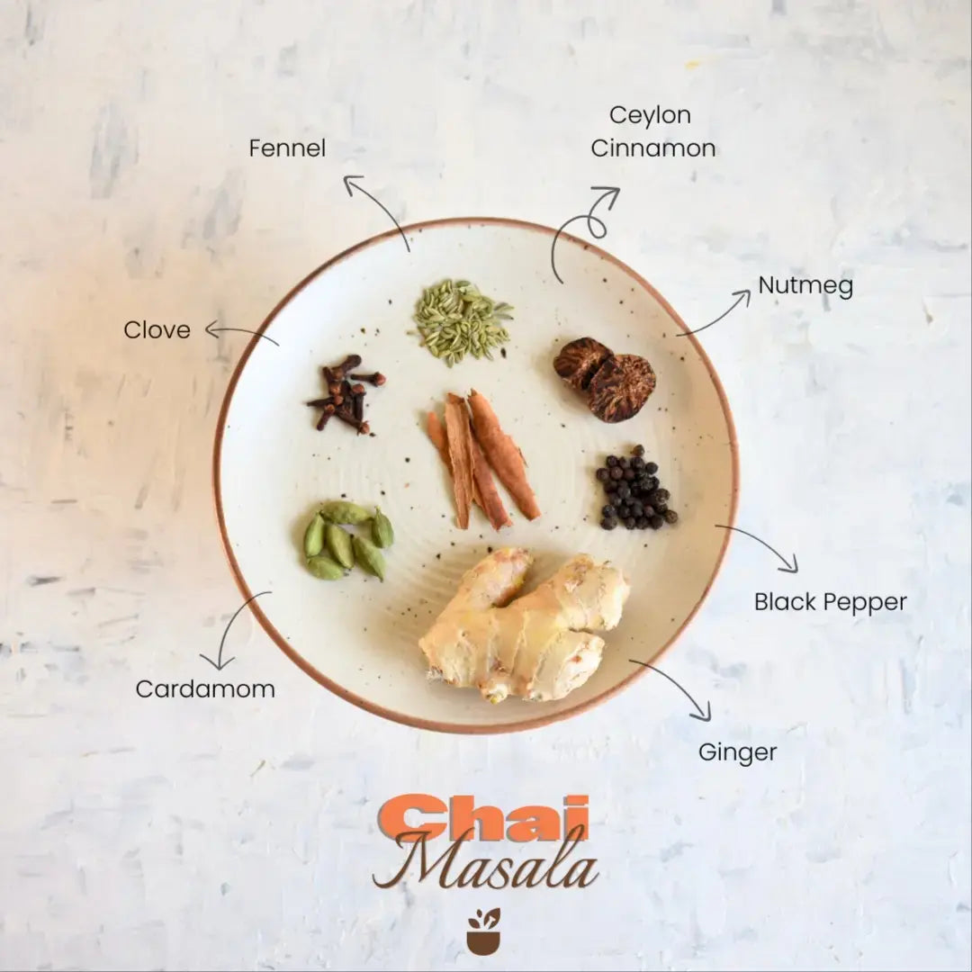 Chai Masala | Freshly Roasted – No Added Artificial Color &amp; No Added Preservatives – Salt Vault – 50gm