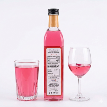 Sharbat | Chaitri Khaas - Taste Of Rajputana -Natural Ingredients - No Added Artificial Colors, Distillation &amp;amp; No Added Preservatives - 5S Farm - 700ml