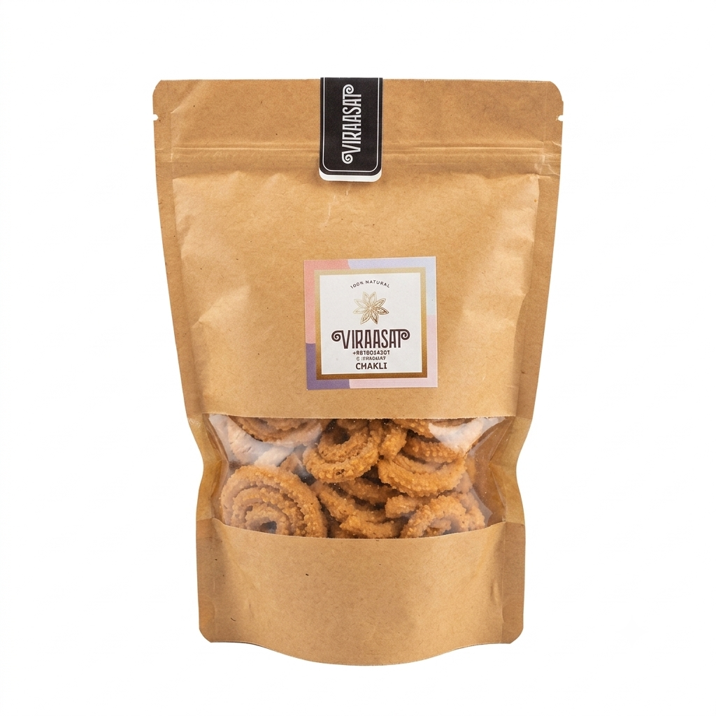 Chakli | 100% Natural -Hand Made- No Added Preservatives - Viraasat - 250gm