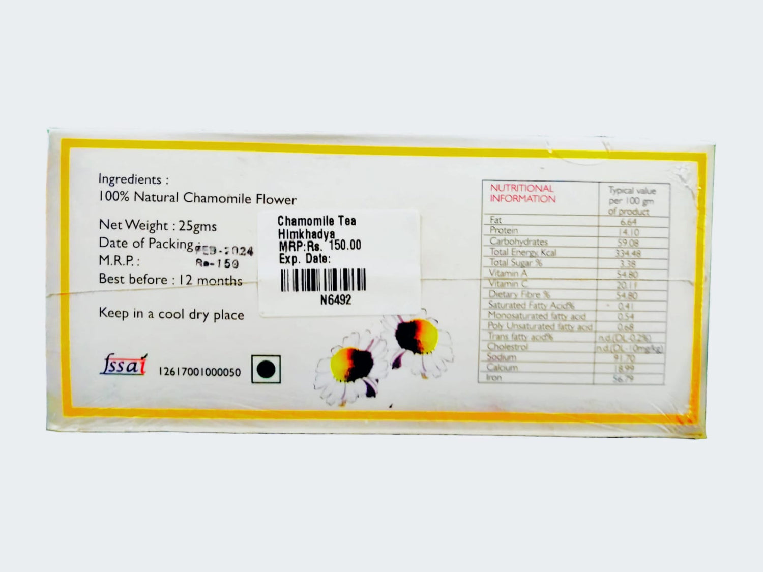 Chamomile Tea | Himkhadya - 25Tea Bags