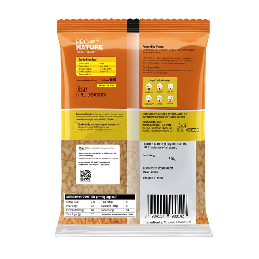 Chana Dal - Pro Nature - 500gm