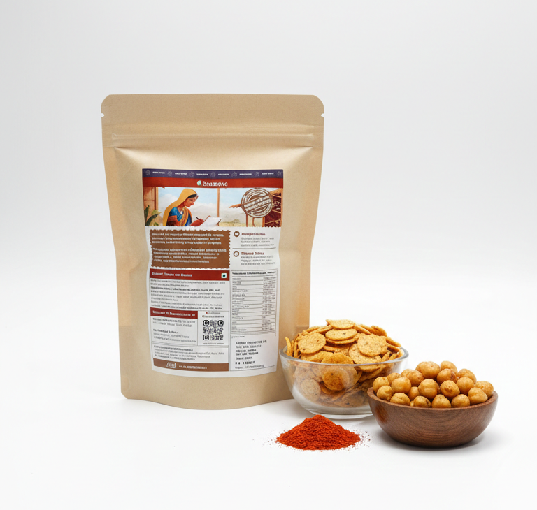 Chana Jor | Roasted Chana Jor Garam - Organic Certified, Protein Rich - No Added Preservatives &amp; Cruelty Free – Matratva – 250gm