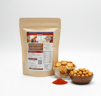 Chana Jor | Roasted Chana Jor Garam - Organic Certified, Protein Rich - No Added Preservatives &amp; Cruelty Free – Matratva – 250gm