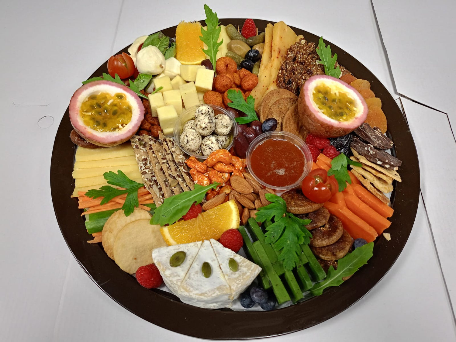 Charcuterie Grazing Board -Cheese Platter - Veg - Fresh - Made with Organic Ingredients