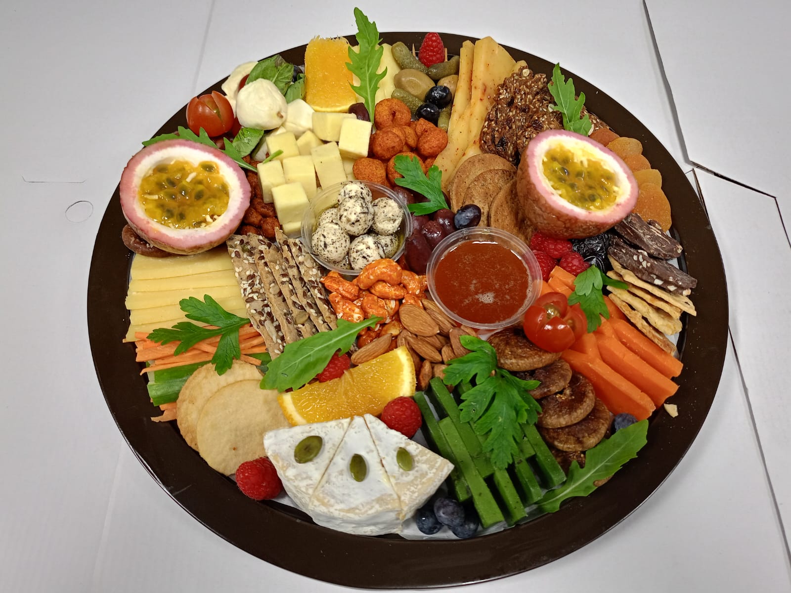 Charcuterie Grazing Board -Cheese Platter - Veg - Fresh - Made with Organic Ingredients
