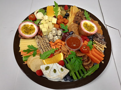 Charcuterie Grazing Board -Cheese Platter - Veg - Fresh - Made with Organic Ingredients
